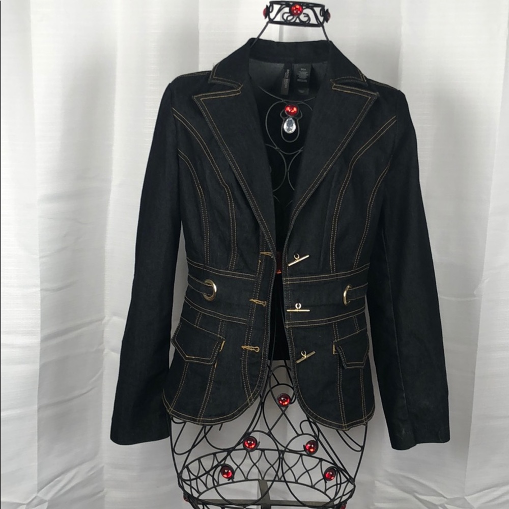 Bisou Bisou Denim Jacket Womens Small